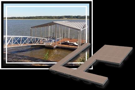 Personal watercraft dock layout diagram